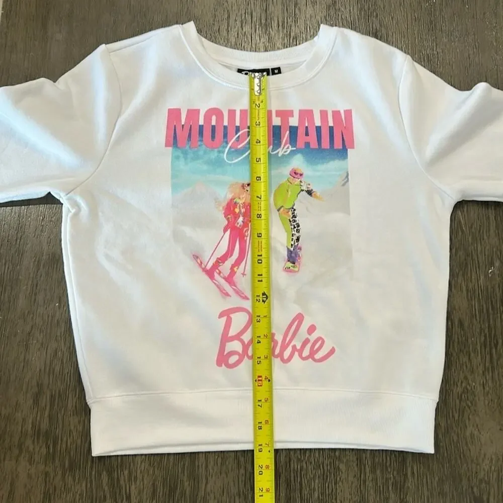 Barbie Sweatshirt Junior Girl Size M NWT